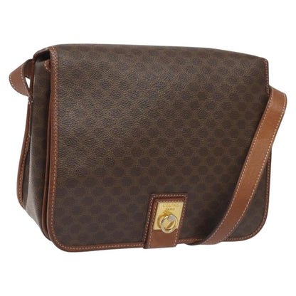 Céline Macadam, Brown, Canvas, shoulder