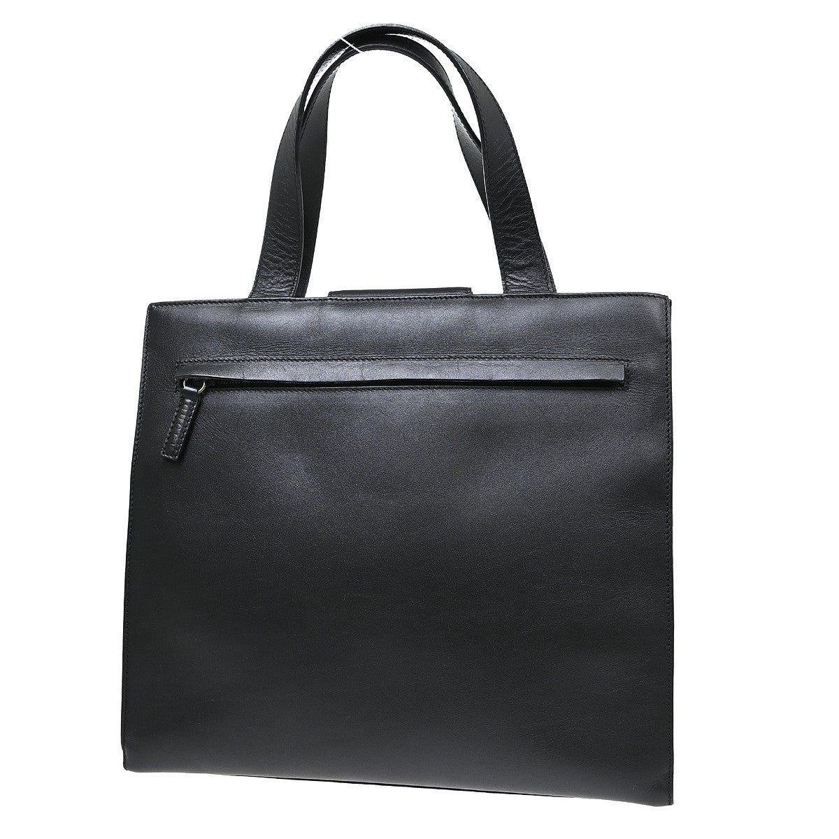 Gucci Vintage square G Leather, Black, Leather, Handbag