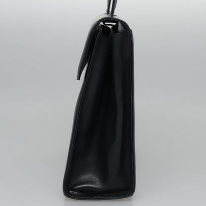 Salvatore Ferragamo Gancini, Black, Leather, handbag