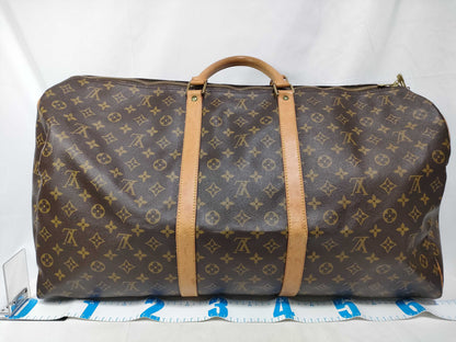 Louis Vuitton Keepall Monogram, Brown, Canvas, Travel Bag