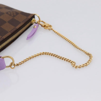Louis Vuitton Pochette Accessoires Limited Edition Damier, Brown, Canvas, Clutch