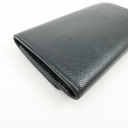 Prada Flap Saffiano Leather, Black, Leather, Wallet