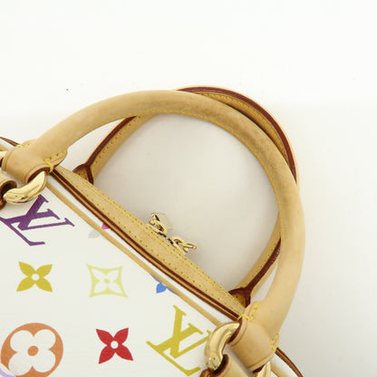 Louis Vuitton Priscilla Monogram Multicolor, White, Canvas, Handbag