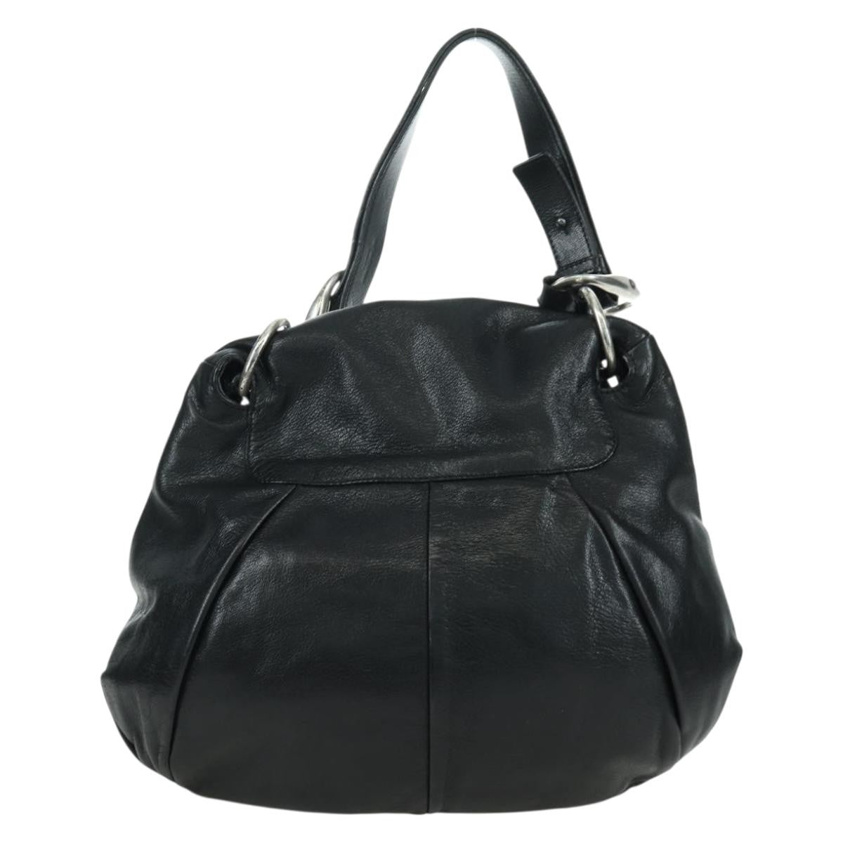 Saint Laurent Vintage Shoulder bag Leather, Black, Leather, Shoulder Bag