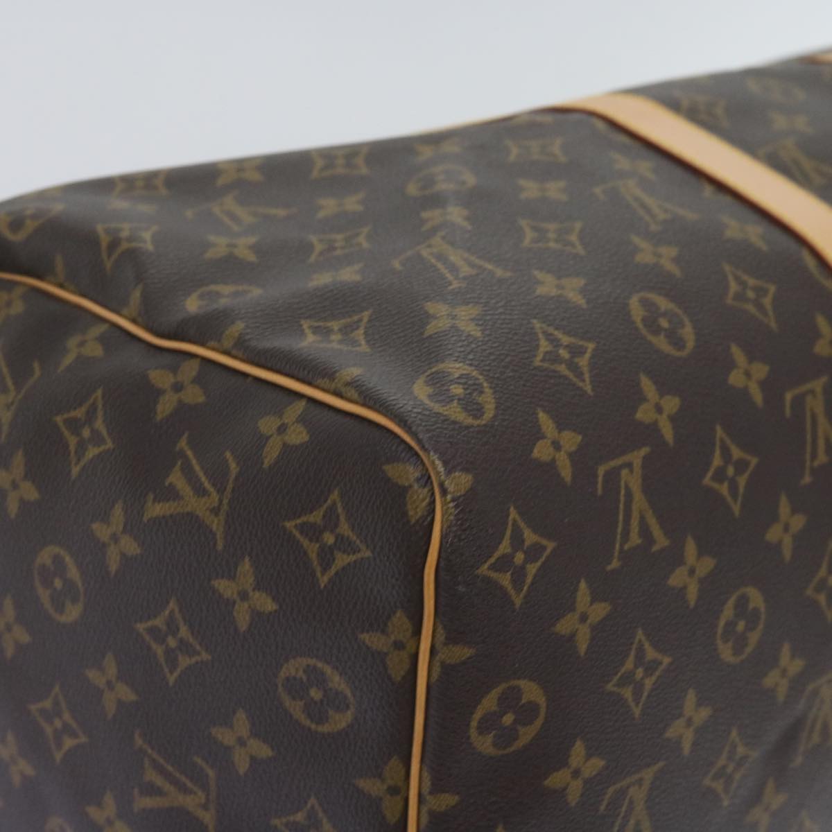 Louis Vuitton Keepall 50, Brown, Canvas, travel