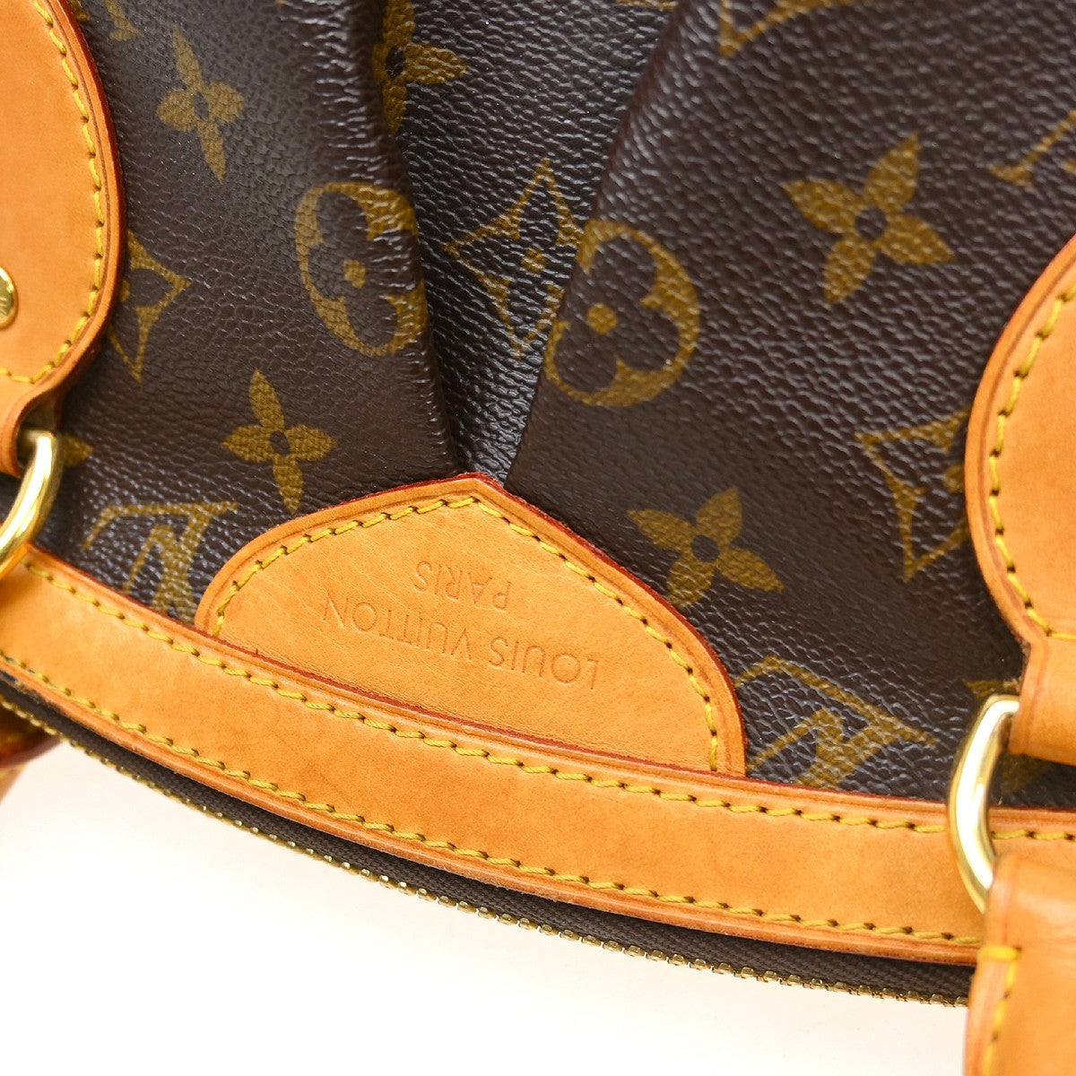 Louis Vuitton Tivoli Monogram Canvas, Brown, Canvas, Handbag