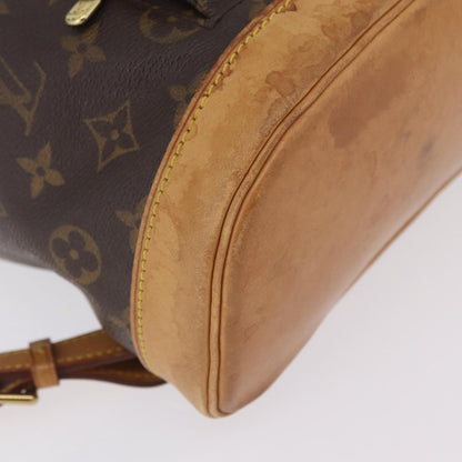 Louis Vuitton Vintage Montsouris Monogram Canvas, Brown, Canvas, Backpack