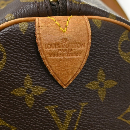 Louis Vuitton Keepall Monogram Canvas, Brown, Canvas, Travel Bag