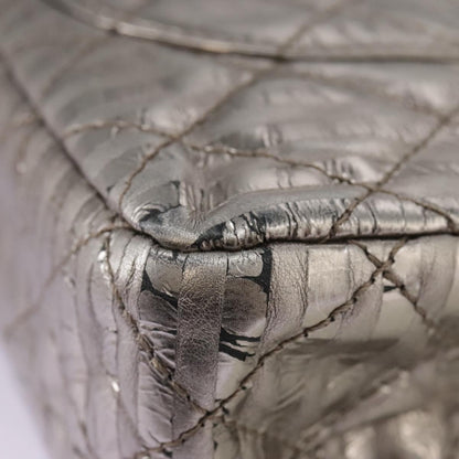 "Chanel 2,55", Silver, Leather, shoulder
