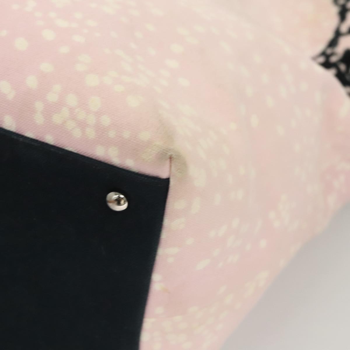 Chanel Logo CC, Pink, Canvas, tote