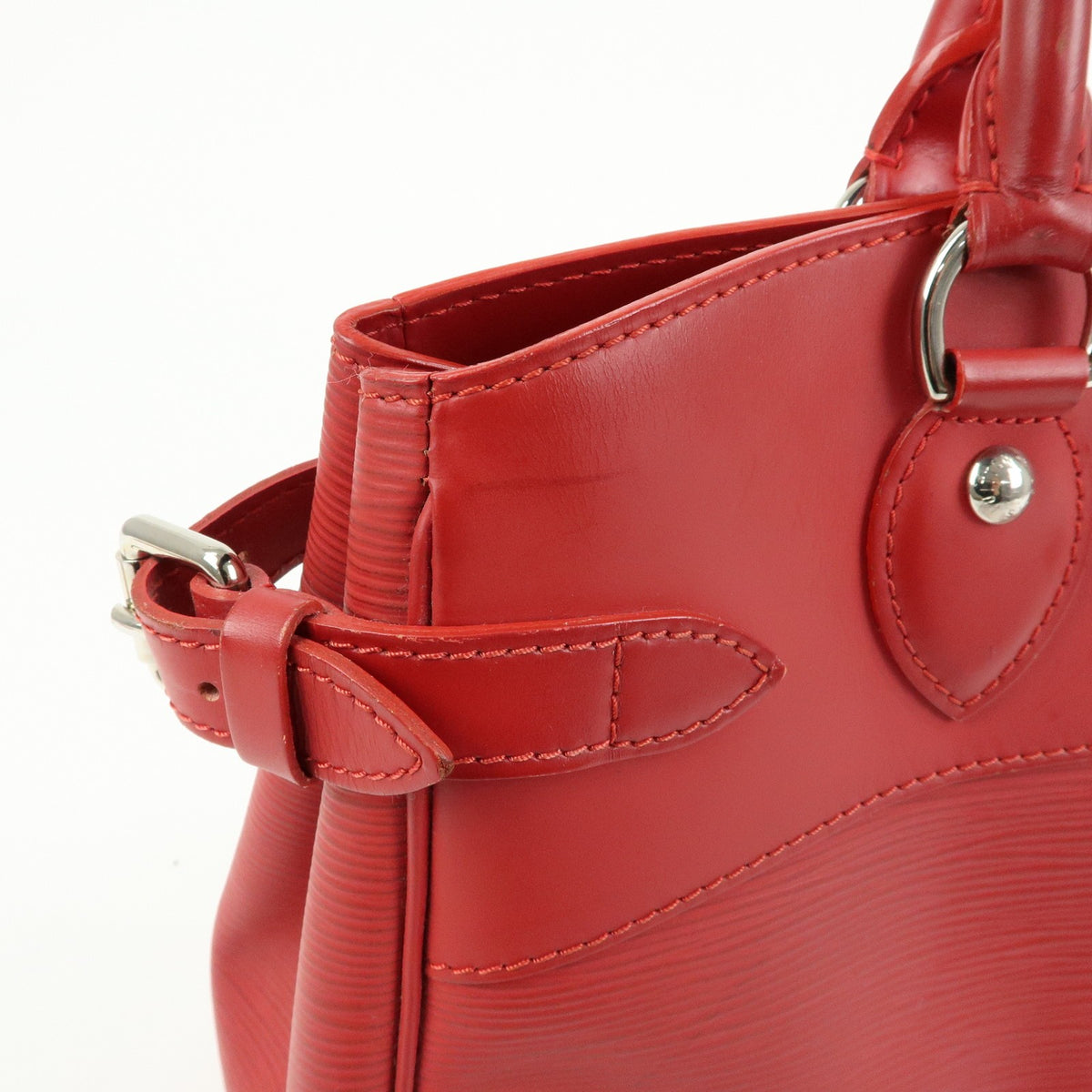 Louis Vuitton Passy Epi Leather, Red, Leather, Tote Bag