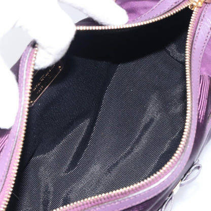 Salvatore Ferragamo Vara Bow Cylinder Bag Nylon, Purple, Nylon, Shoulder Bag