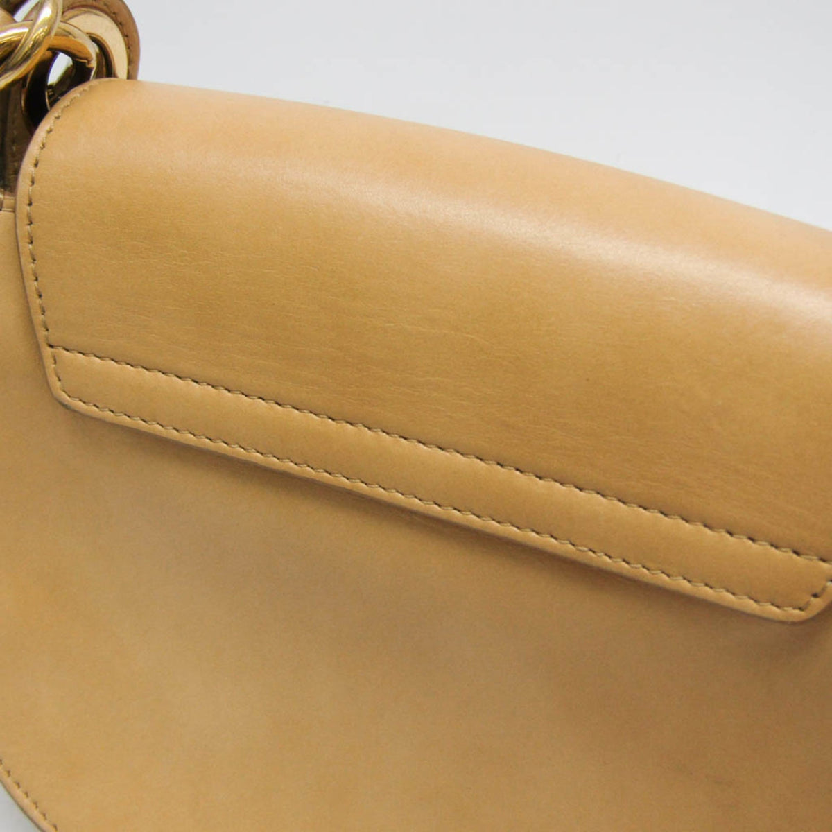 Chloe Tess Suede with Leather, Beige, Leather, Handbag