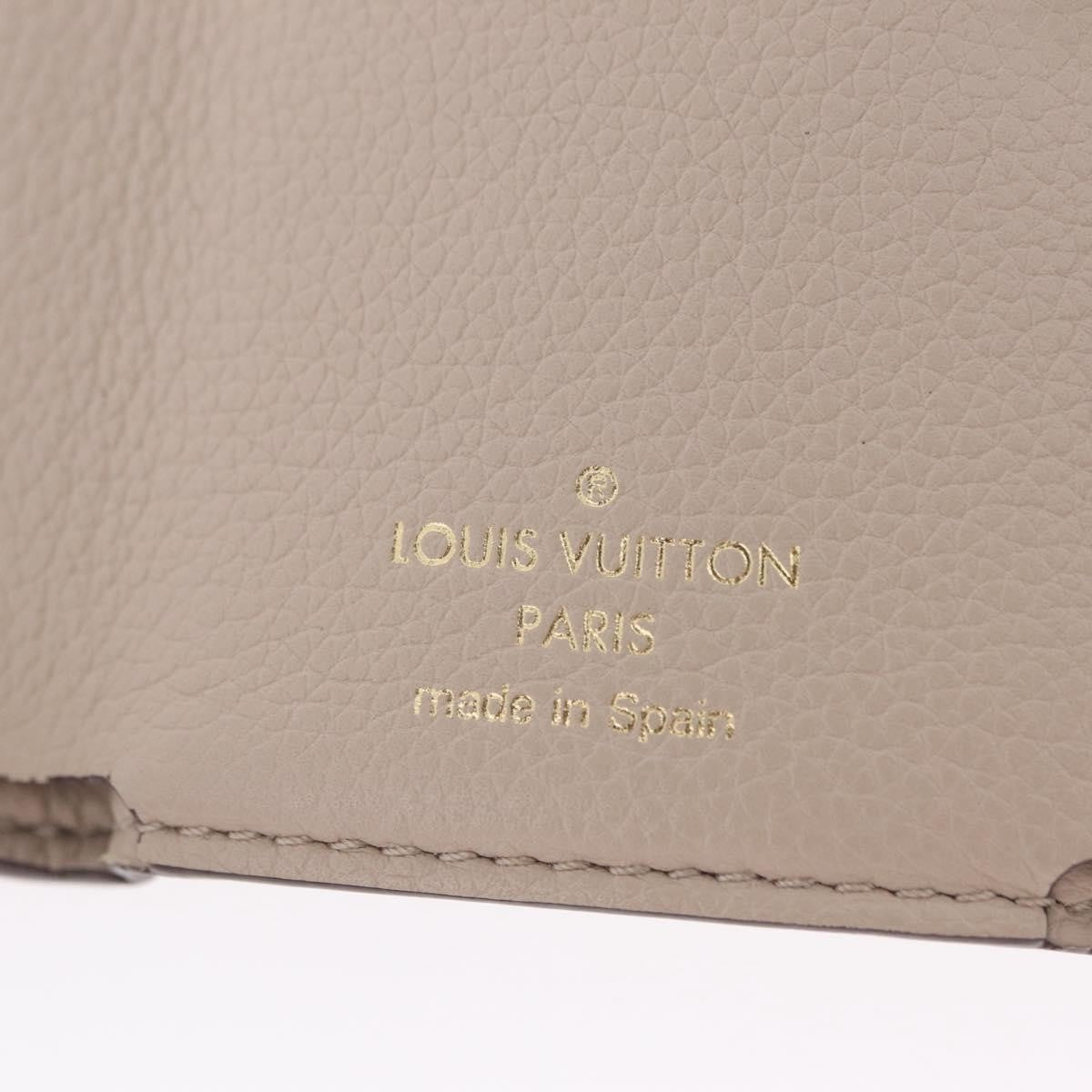 Louis Vuitton Lockmini Leather, Beige, Leather, Wallet
