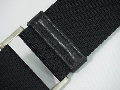 Prada Zip Buckle Messenger Tessuto, Black, Nylon, Shoulder Bag