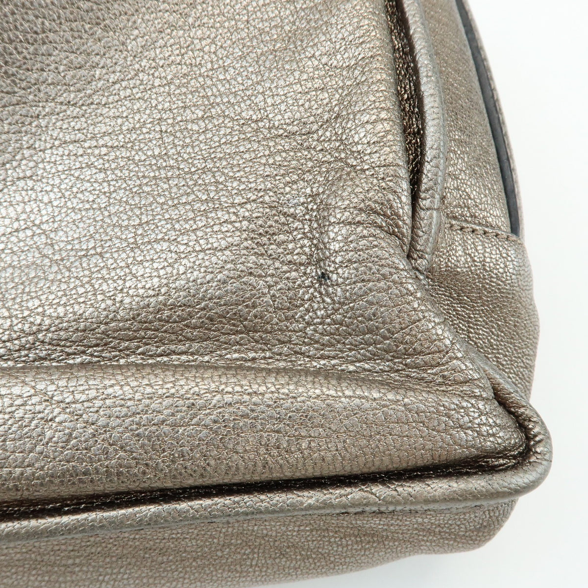 Loewe Shoulder bag Leather, Silver, Leather, Shoulder Bag