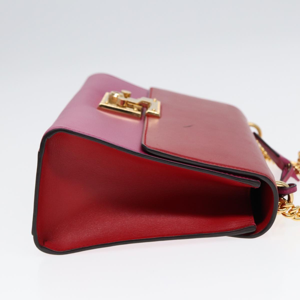 Gucci Padlock, Red, Leather, shoulder