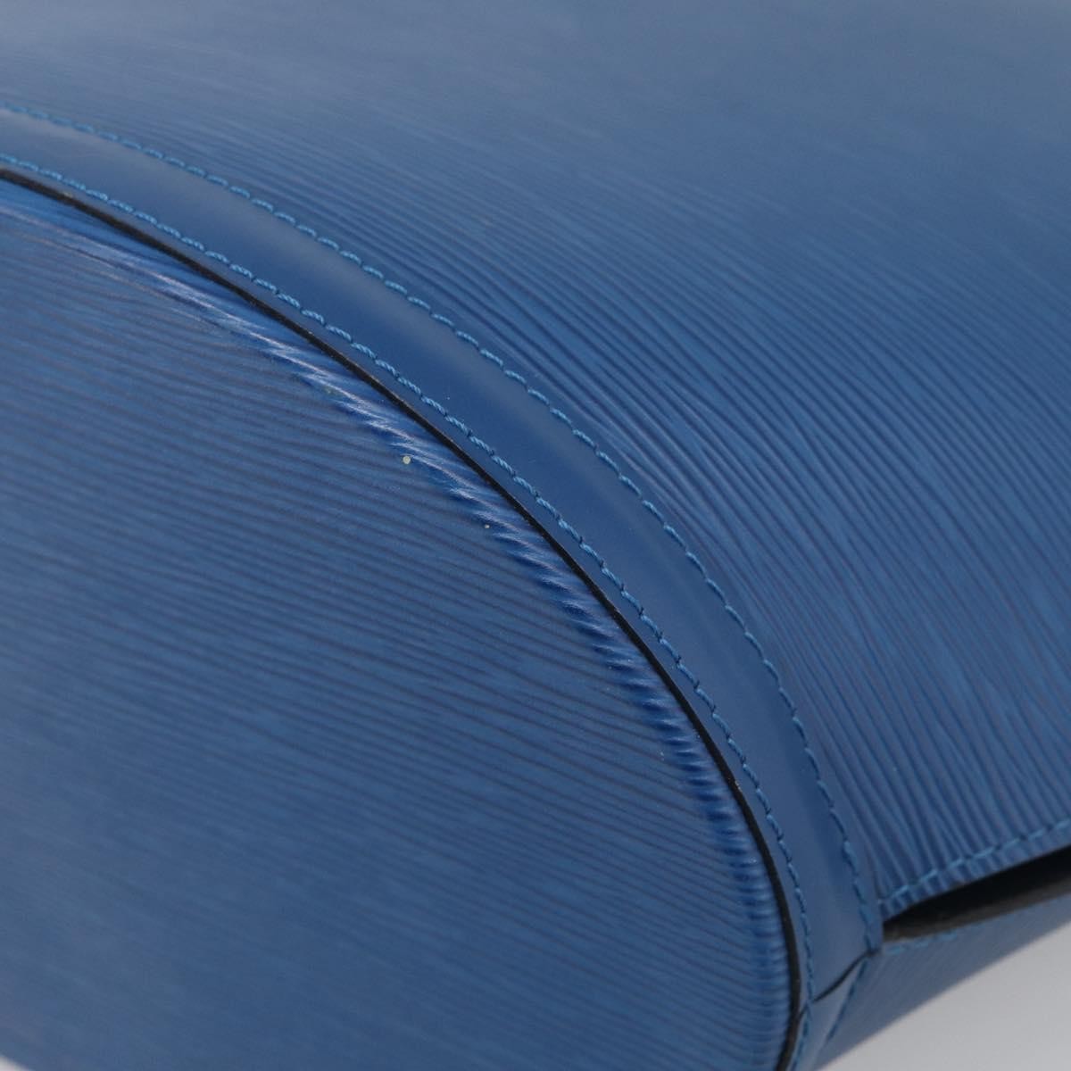 Louis Vuitton Saint Jacques Epi Leather, Blue, Leather, Handbag