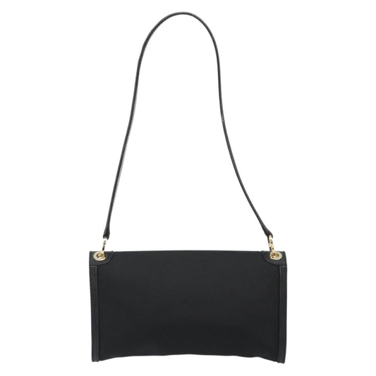 Salvatore Ferragamo Shoulder Bag Canvas, Black, Canvas, Shoulder Bag