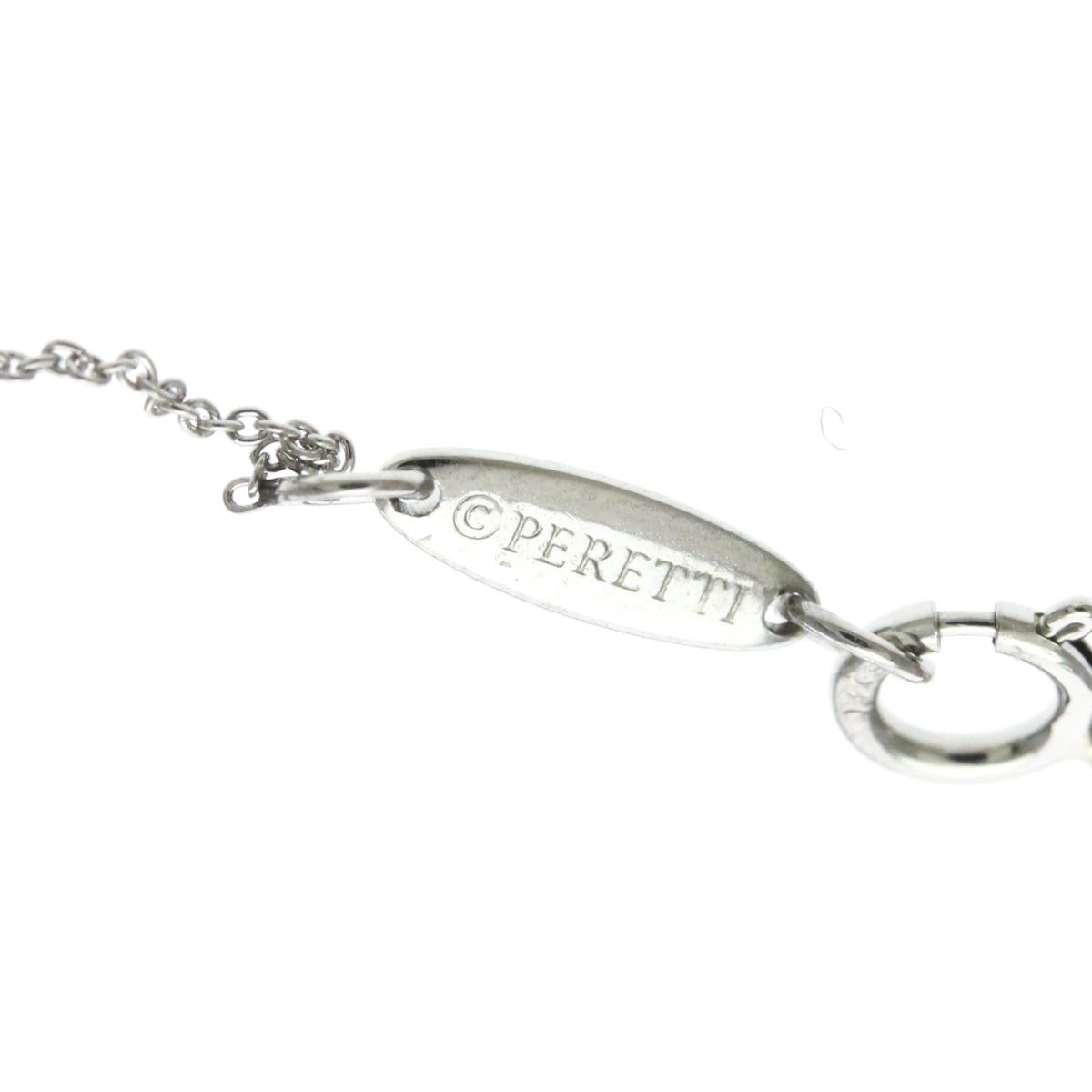 Tiffany & Co. Elsa Peretti Open Heart Pendant Platinum, Silver, Platinum, Necklace