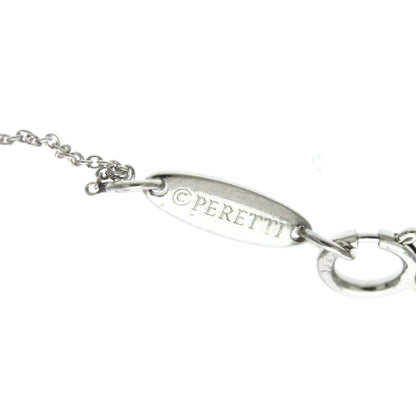 Tiffany & Co. Elsa Peretti Open Heart Pendant Platinum, Silver, Platinum, Necklace