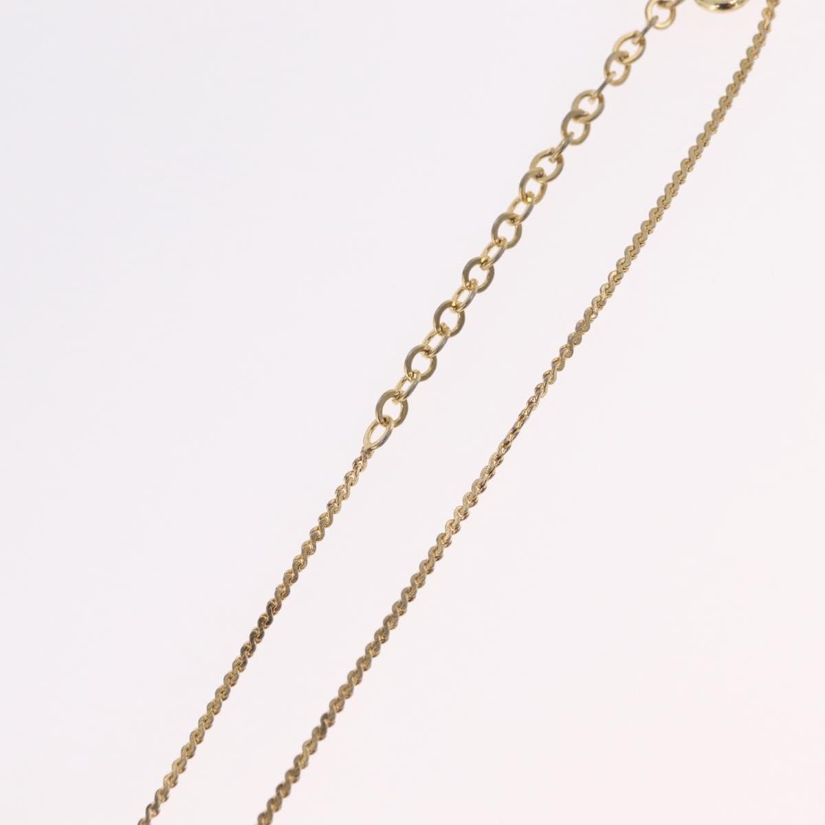 Christian Dior CD Pendant Metal, Gold, Metal, Necklace