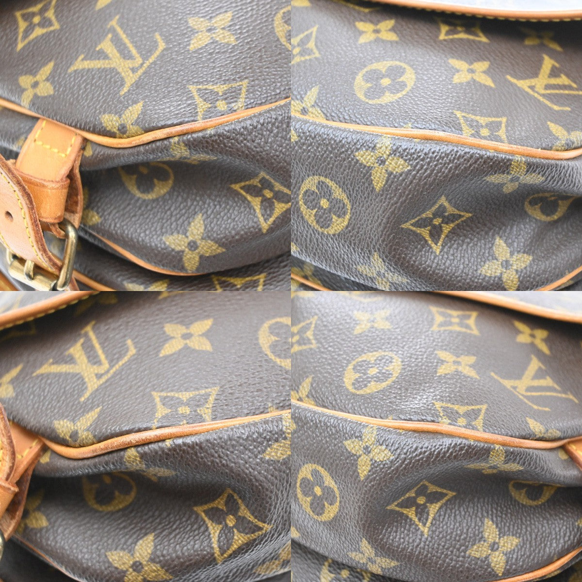 Louis Vuitton Saumur Monogram Canvas, Brown, Canvas, Shoulder Bag