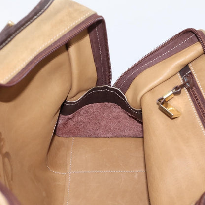 Loewe Amazona Suede, Beige, Suede, Handbag