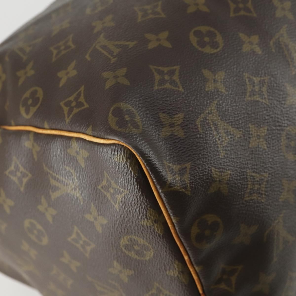 Louis Vuitton Keepall Monogram Canvas, Brown, Canvas, Travel Bag