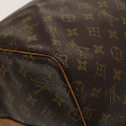 Louis Vuitton Keepall Bandoulière 55, Brown, Canvas, travel