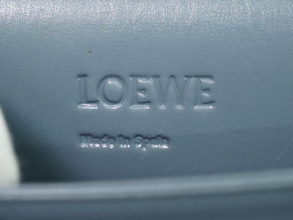 Loewe Barcelona Leather, Blue, Leather, Shoulder Bag