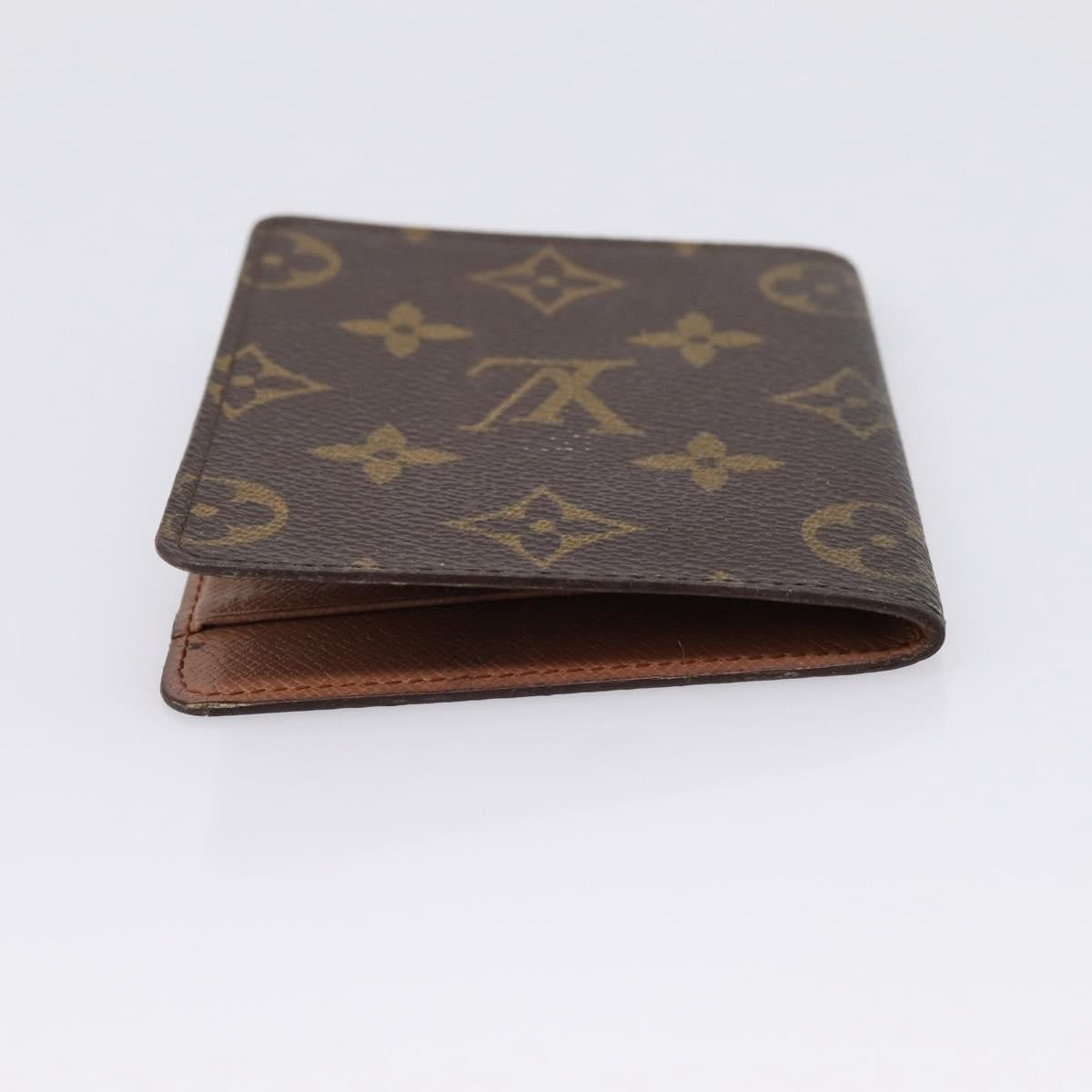 Louis Vuitton Bifold Card Case Canvas, Brown, Canvas, Clutch
