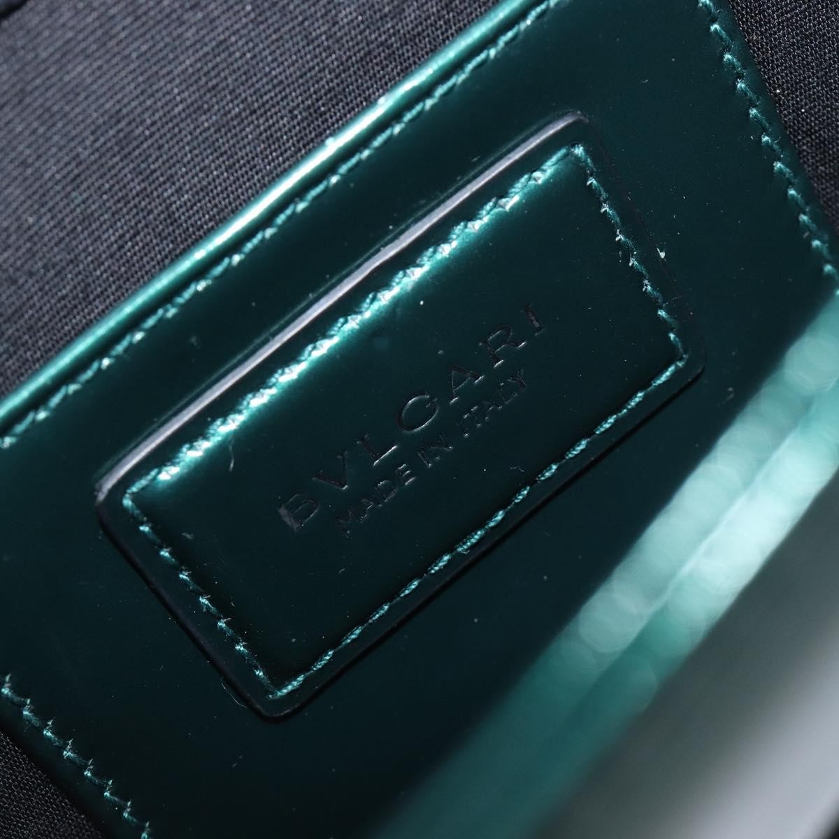 Bvlgari Serpenti Forever Patent, Green, Patent Leather, Shoulder Bag