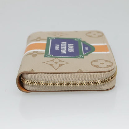 Louis Vuitton Zippy coin purse, Beige, Canvas, wallet
