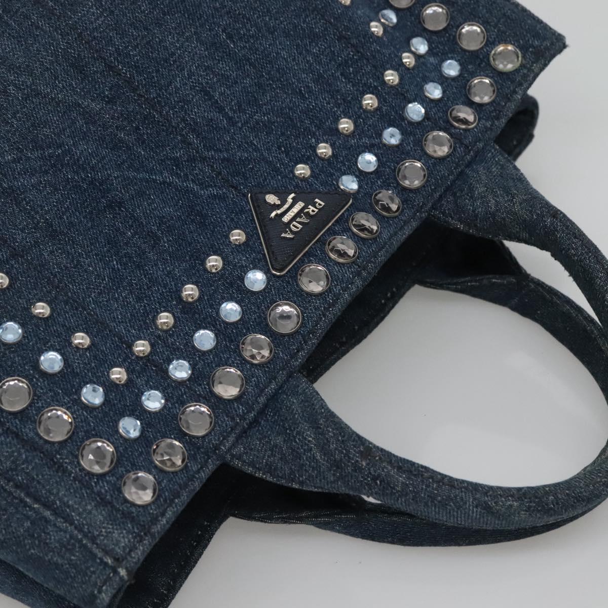Prada Canapa, Blue, Denim - Jeans, tote