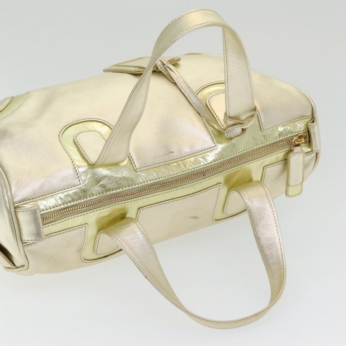 Loewe --, Gold, Leather, handbag