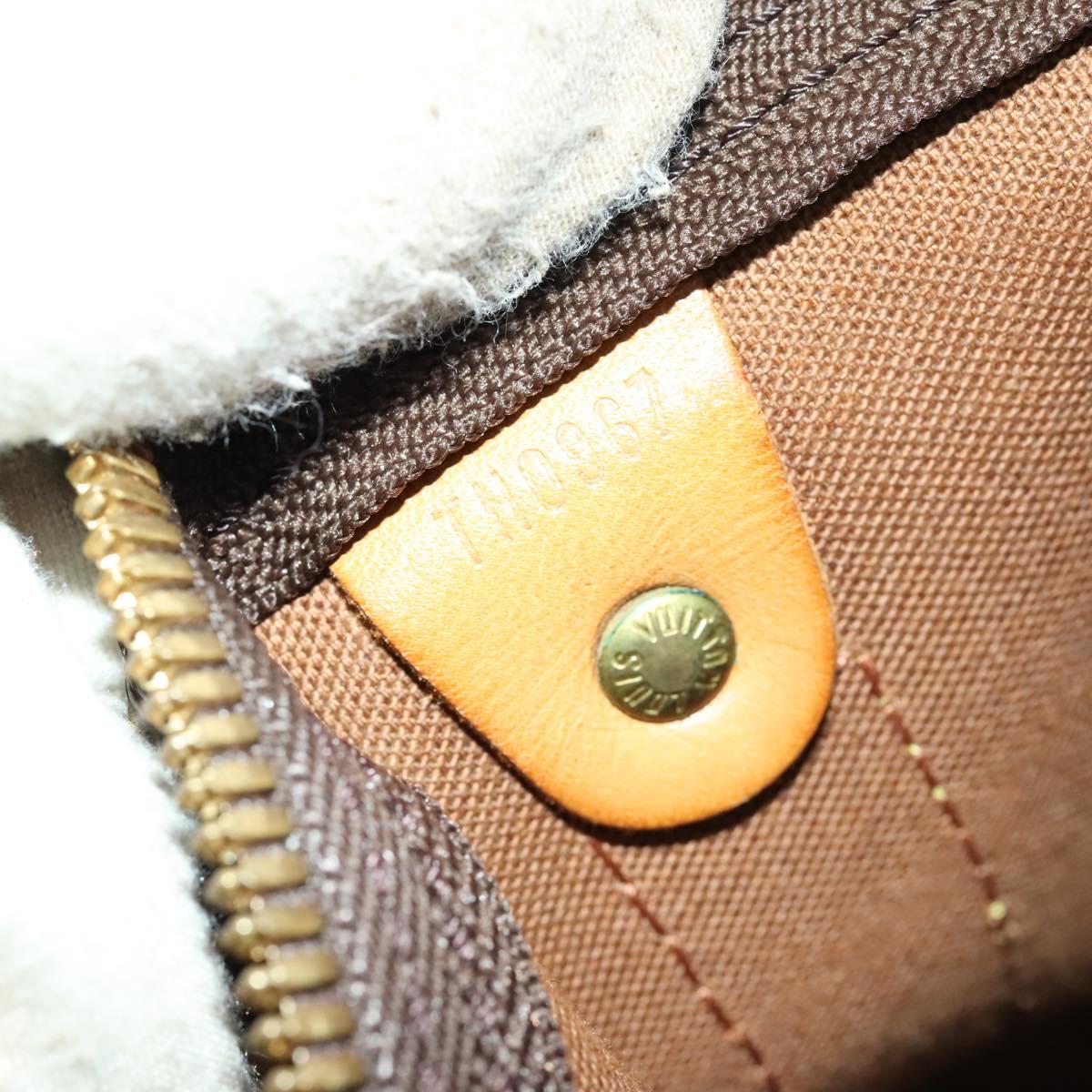 Louis Vuitton Keepall Bandoulière 60, Brown, Canvas, travel