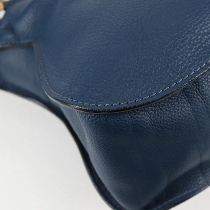 Chloé Marcie, Navy, Leather, handbag