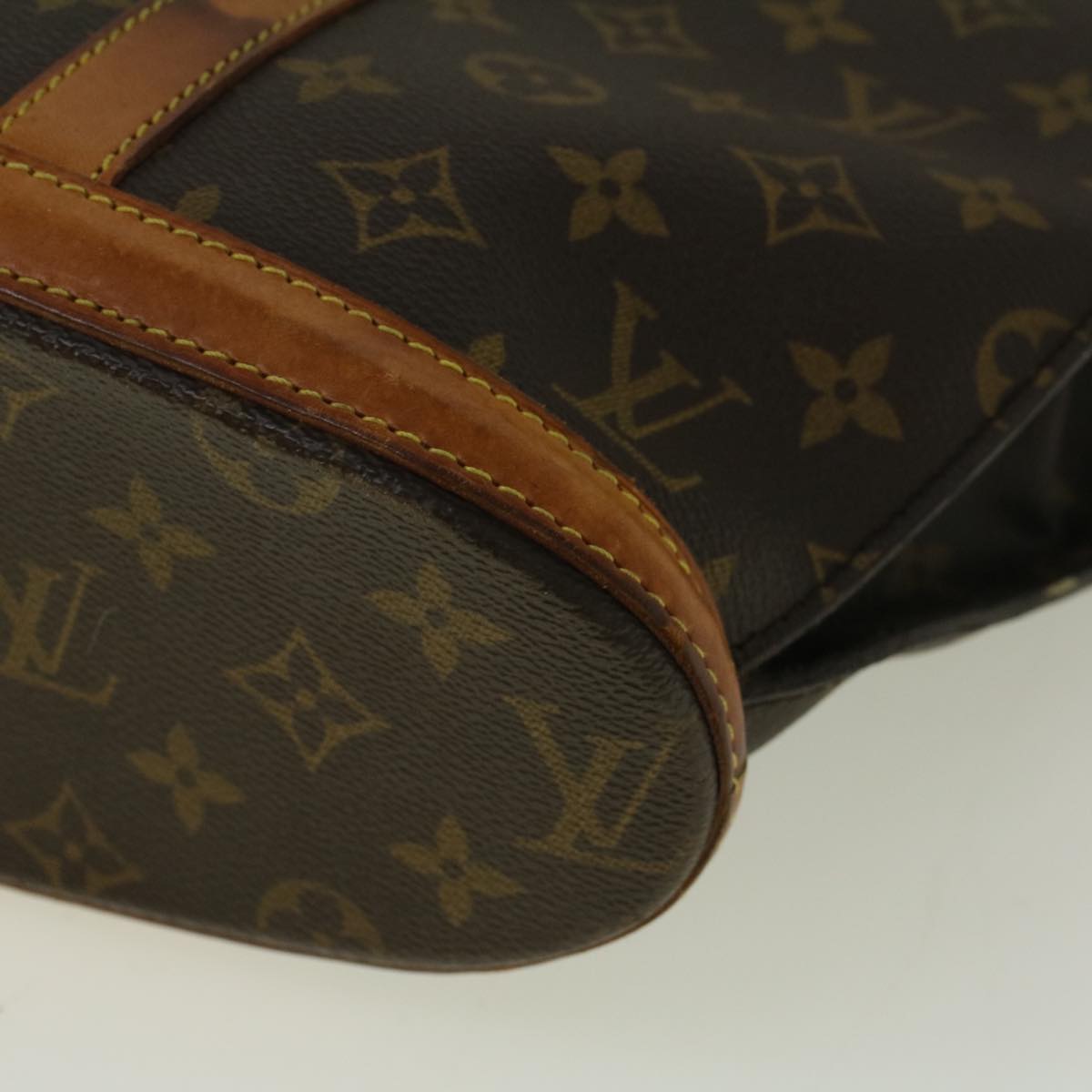 Louis Vuitton Babylone, Brown, Canvas, tote