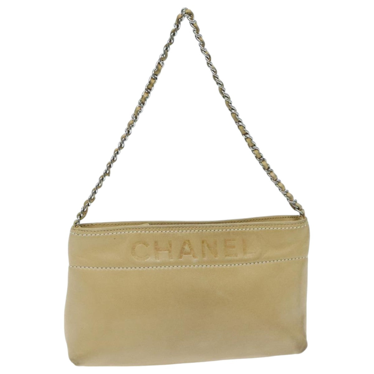 Chanel Chanel, Beige, Leather, clutch