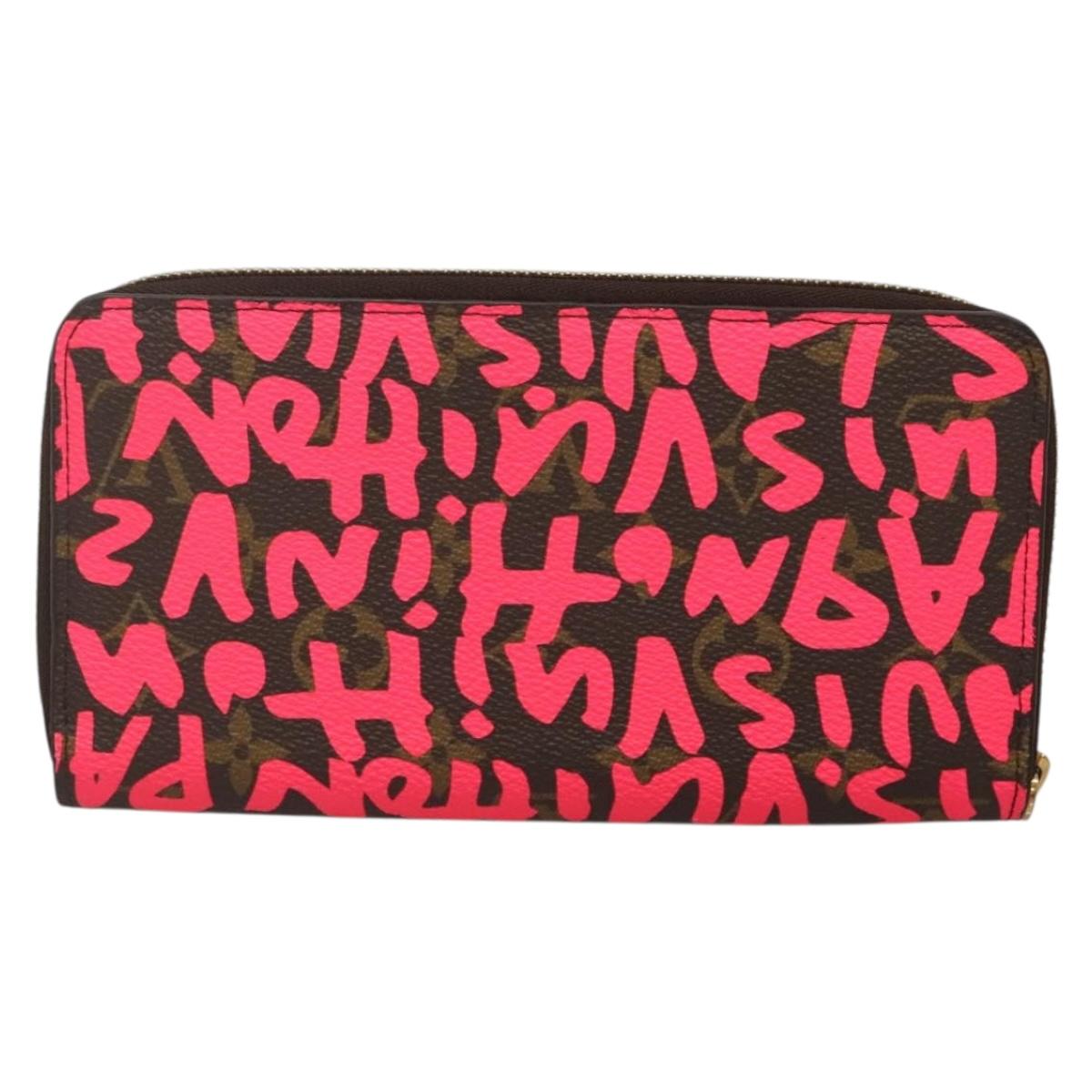 Louis Vuitton Zippy wallet, Pink, Canvas, wallet