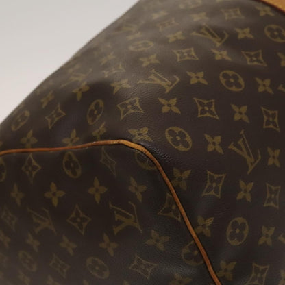 Louis Vuitton Keepall 60, Brown, Canvas, travel