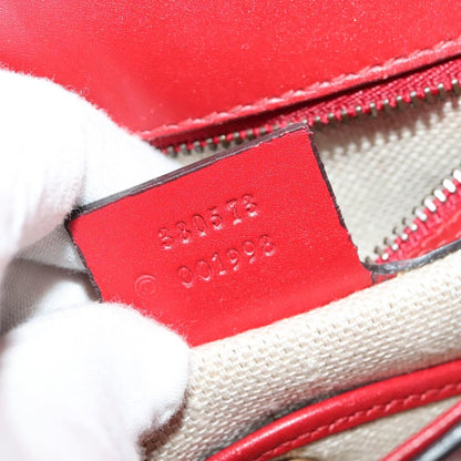 Gucci Lady Web, Red, Leather, shoulder