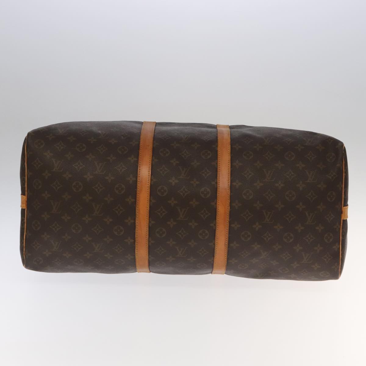 Louis Vuitton Keepall Bandoulière 60, Brown, Canvas, travel