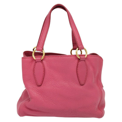 Miu Miu Vitello, Pink, Leather, handbag