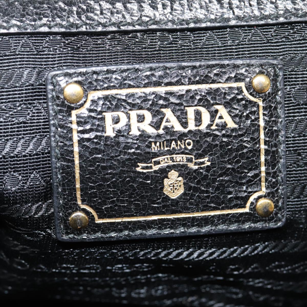 Prada, Grey, Leather, handbag