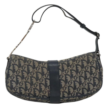 Dior Saddle, Navy, Canvas, shoulder