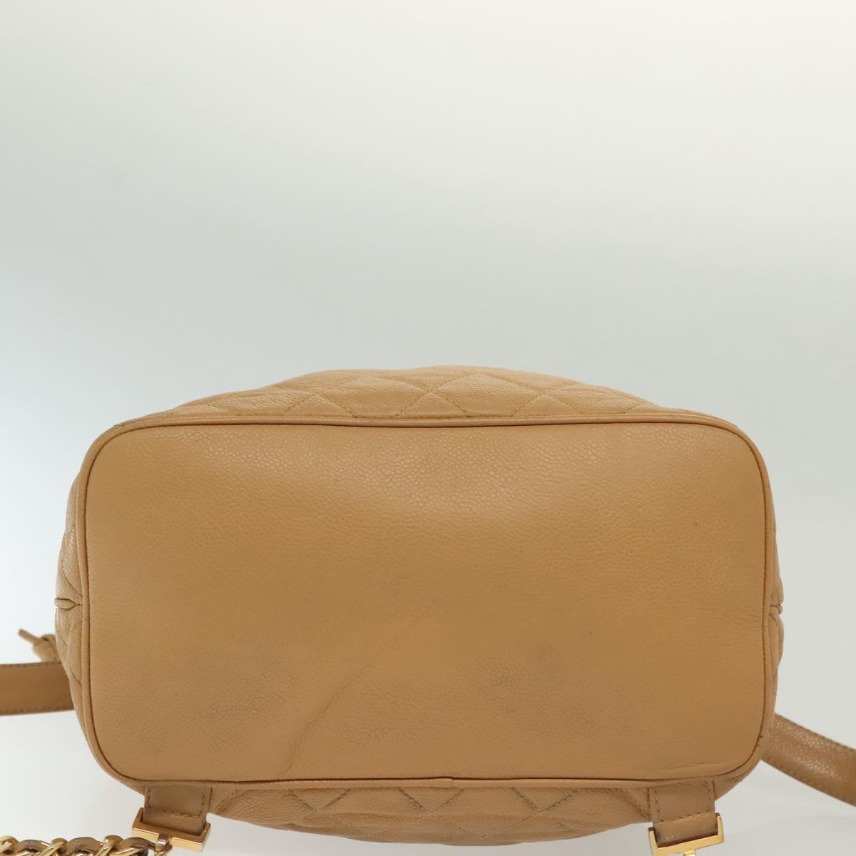 Chanel Vintage, Yellow, Leather, backpack