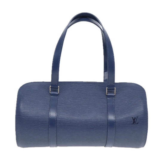 Louis Vuitton Papillon 30, Blue, Leather, handbag