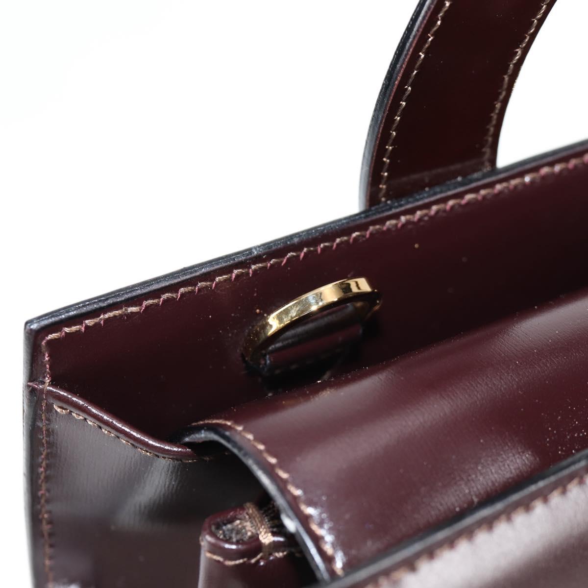 Céline Logo du cercle, Brown, Leather, handbag